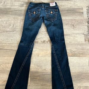 True Religion Jeans in dark blue / jean. Size 24